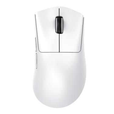 Imagem de MAMBASNAKE Mouse ATTACKSHARK V8 sem fio ultraleve para jogos com sondagem de 8K, 42000 DPI, chip Nordic54L15 MCU, PAW3950 Max com fio de sensor/BT/2,4 GHz, bateria longa de 400 horas, programável para