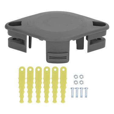 Imagem de Domary Aparadores de Cordas, Cabeça Laminada, Alimentação Automática, Carretel de Linha Fixa Com 6 Lâminas Reposição, 18V, 24V, 40V