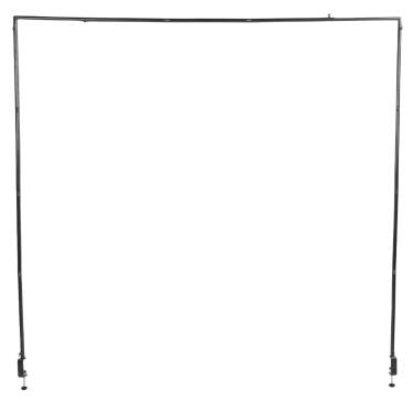 Imagem de Mingzhe Suporte para de Balão de Mesa, Braçadeiras Ajustáveis, Altura 29-55 Polegadas, Comprimento 46-100 Polegadas, sobre a Haste da Mesa, Pendurada para Decoração Eventos (Preto)