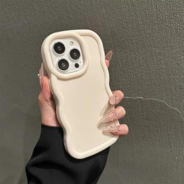Imagem de Capa protetora para iPhone 11, 12, 13, 14, 15, 16 Pro Max, 7, 8 Plus, X, XR, XS, SE, à prova de choque, branca, para iPhone 16 Pro Max.