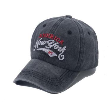Imagem de Boné de beisebol Trucker Washed Cotton America New York NY - Yiweisai