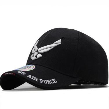 Imagem de Boné de beisebol de algodão com bordado de asa em estilo de aviação - 