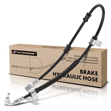 Imagem de A-Premium Mangueira hidráulica de freio dianteiro para motorista ou passageiro compatível com modelos selecionados Ford e International Harvester - F650 2004-2010/2013/2015, F750 2013/2015, 3800 1996