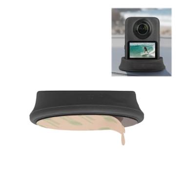 Imagem de Base de suporte de câmera para DJI OSMO 360, suporte de mesa estável antiderrapante, estabilizador adaptador de suporte de gimbal de base de silicone (versão preta para carro)