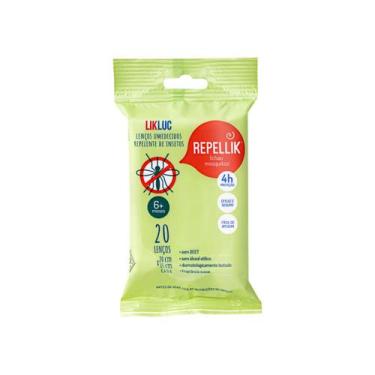 Imagem de Lenços Repelentes Repellik Praticidade e Proteção LikLuc, 1 unidade