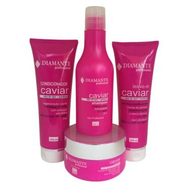 Imagem de Kit Linha Extrato de Caviar Diamante Profissional