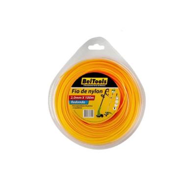 Imagem de Fio de Nylon Redondo Roçadeira 2,0mm x100m Beltools