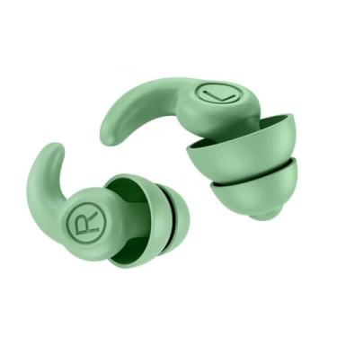 Imagem de Novos Conchas de Silicone -Ruído À Prova Som - Silenciador Ruído para Dormir Estudante Dormitório Uso Industrial Natação com Design Rabo Gato em Camadas Reutilizável Macio Confortável