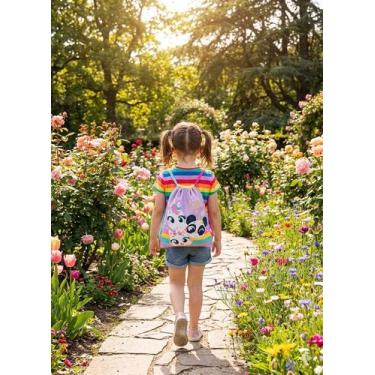 Imagem de Mochila infantil puket saquinho multibichos bff best friends forever
