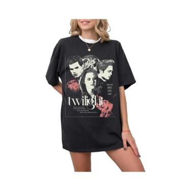 Imagem de Camiseta Retrô Vintage Twilight Para Amantes De Livros, Camiseta De Ho