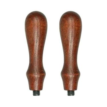 Imagem de Carimbo De Madeira Sólida Com Cabo De Laca De Pau-Rosa Selado Com Cera