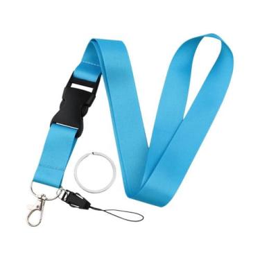 Imagem de Cordão Para Celular Em Cor Sólida Para Chaves, Porta-Cartão De Identid