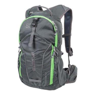 Imagem de Mochila Curtlo Trail Lite Cinza E Verde 14 Litros-Unissex