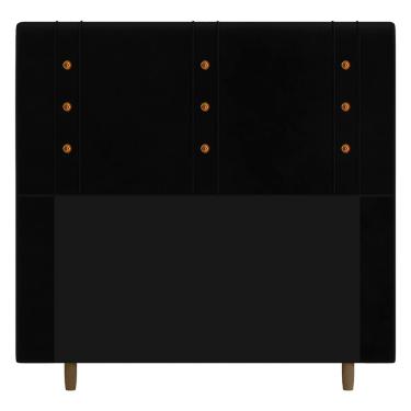 Imagem de Cabeceira Cama Box Casal Queen Size Roma 160cm Corano Preto - Desk Design