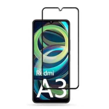Imagem de [GL CASES] Película Para Redmi A3 Vidro Temperado Anti Impacto Risco 3D 9H Pelicula Xiaomi Redmi A3 Protetor De Tela Com Cobertura Total + Kit De Limpeza