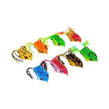 Imagem de Isca De Sapo De Plástico Macio Para Pesca De Bass Com Gancho 5G 8.5G 1