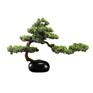 Imagem de Plantas falsas de mesa, vasos de plantas, árvores falsas, móveis de hotel, ornamentos de plantas, simulação interna, decoração de bonsai