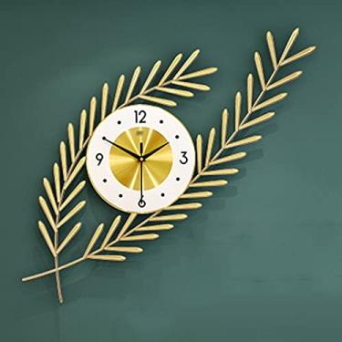 Imagem de Relógio de parede para sala de estar grande relógio de parede digital design moderno nórdico horloge decoração de parede