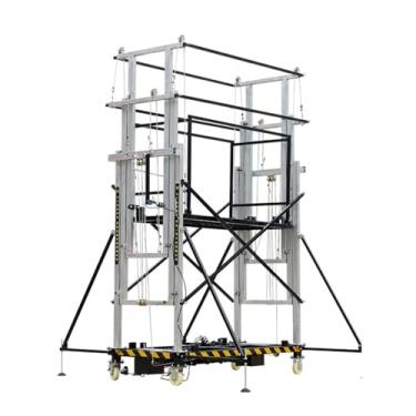 Imagem de Plataforma de andaime elétrico para andaime móvel dobrável plataforma de elevação andaime elétrico (6 m)
