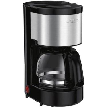 Imagem de Cafeteira Elétrica Arno Perfectta Inox 600ml Jarra De Vidro 127v