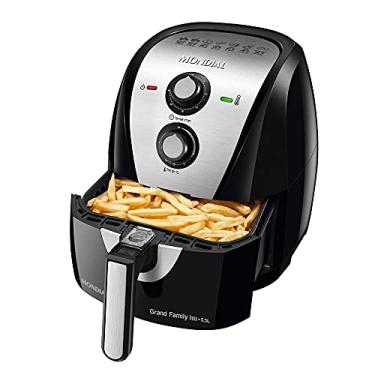 Imagem de MONDIAL Fritadeira Sem Óleo Air Fryer 5,5L, Preto/Inox, 1900W, 220V - AF-55 I
