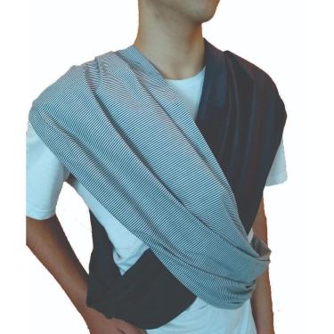 Imagem de Fastsling Canguru Piêpaô Fast Sling Listras + Preto M