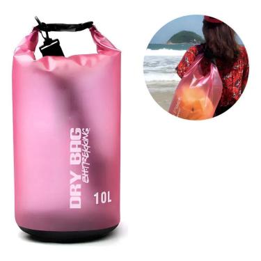 Imagem de Saco Estanque 10 Litros Bolsa Impermeável Prova Dágua C Alça