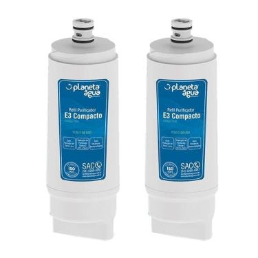 Imagem de Kit 2 Refil E3 Compacto 1101 para Purificador Ibbl Avanti Mio Planeta Agua