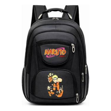 Imagem de Mochila Grande Com Alça de Aço Resistente e Estampa Infantil Anime Nin