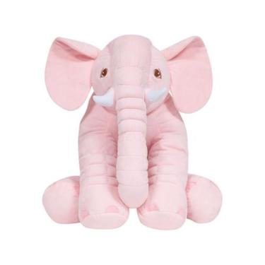 Imagem de Pelúcia Elefante Gigante Buba, Rosa