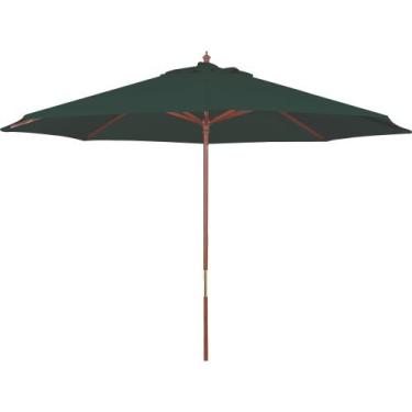 Imagem de Ombrelone Tramontina em Madeira e Poliéster Verde sem Base 3 m