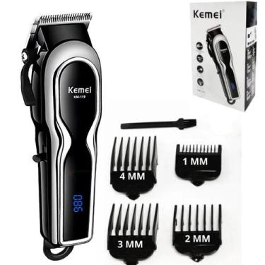 Imagem de Cortador De Cabelo Kmei Km-119 Recarregável Para Barba - Kemei