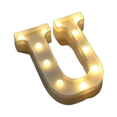Imagem de Luz Noturna LED Luminosa Em Formato De Letra 16/22CM DIY Alfabeto Núme