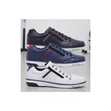 Imagem de Kit 3 Pares Sapatenis Masculino: Estilo e Conforto Essencial - Congrat