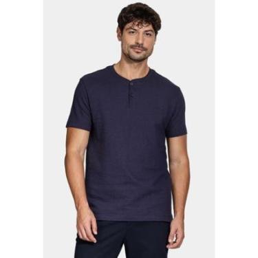 Imagem de Camiseta Aramis Manga Curta Malha Portuguesa Tricot Marinho-Masculino