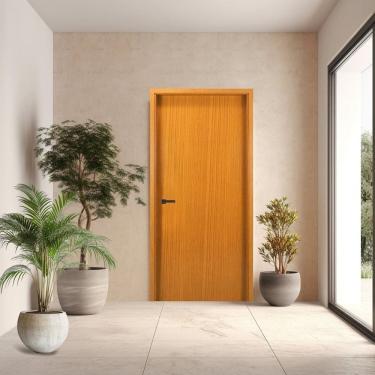 Imagem de Folha de Porta S/f 2100x900x35 Gitale Portas Marrom