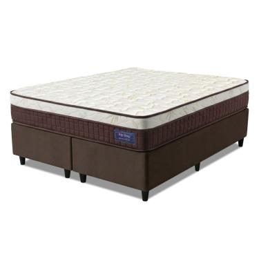 Imagem de Cama Box Colchão Queen Molas Superlastic Euro Pillow Start 158x198x62cm Apolo
