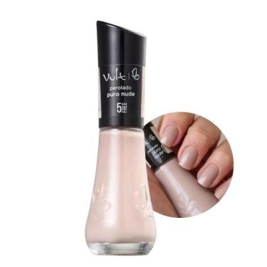 Imagem de Esmalte Cremoso Efeito Gel 5Free Perolado Puro Nude Vult 8ml