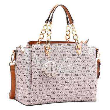 Imagem de Bolsa Feminina Chenson Elegance 3485404 Com 3 Compartimentos Zíper Bol