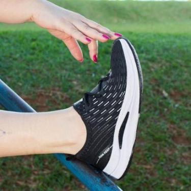 Imagem de Tênis Espotivo Feminino Casual Treino Academia Corrida Caminhada-Feminino