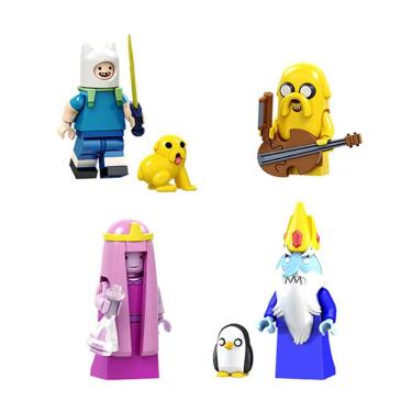 Imagem de Kit 4 Bonecos A Hora Da Aventura Adventure Time Desenho