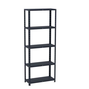 Imagem de Estante De Estrutura Metálica Com 5 Prateleiras 175cm(a)92acm(l)30cm(p) Sem Reforço Azu...