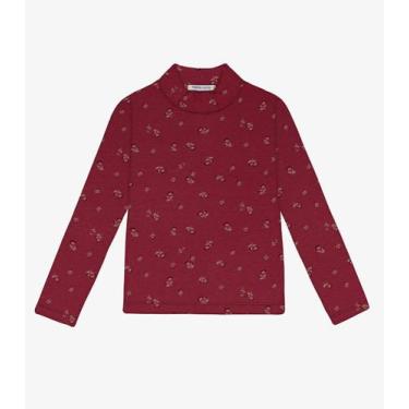 Imagem de Blusa Manga Longa Feminina Infantil Trick Nick Vermelho, 10, Vermelho