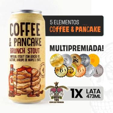 Imagem de Cerveja 5 Elementos Coffee Pancake Brunch Stout Lata 473ml