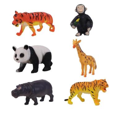 Imagem de Kit com 12 Animais da Selva - Shiny Toys