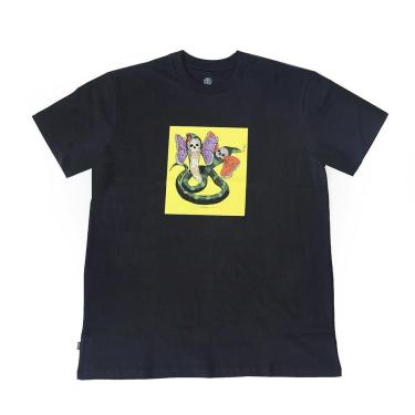 Imagem de Camiseta Element Hirotton Snake - Preto-Masculino