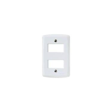 Imagem de Lux2 Placa 4x2 P/ 2 Modulos 57105006 Tramontina (ultima Remessa)