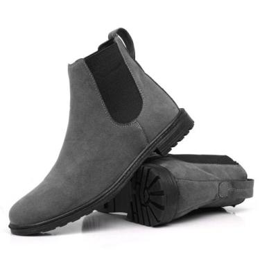 Imagem de Bota Chelsea Masculina Casual Elástico Lateral com Solado Tratorado Ch