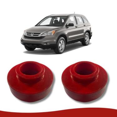 Imagem de Par Calço PU Mola Traseiro 32mm Honda CR-V 2008 até 2016 - Borfix