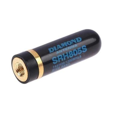 Imagem de Antena Mini Curta Dual Band VHF UHF SMA-Fêmea Para Walkie-Talkie Baofe